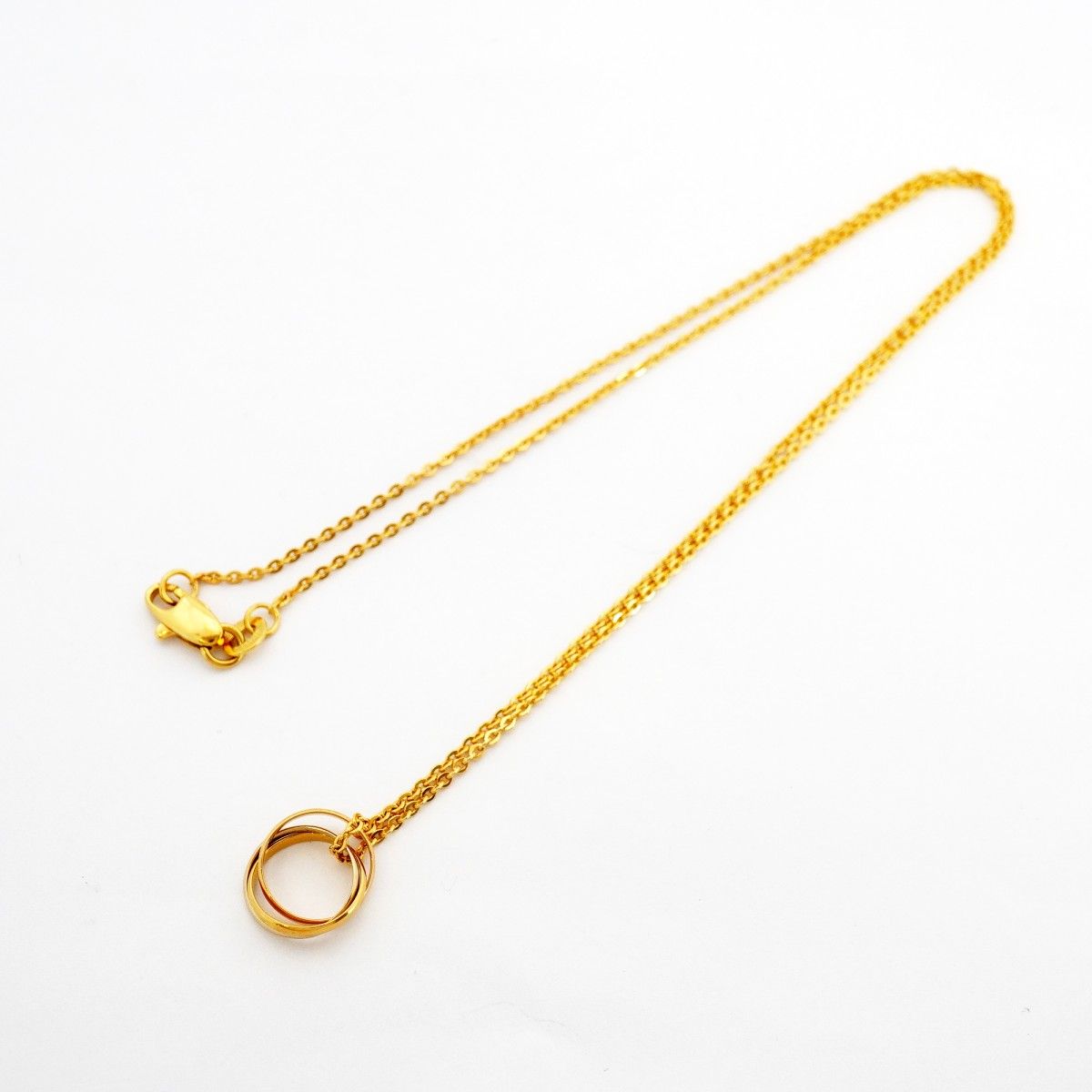 Cartier Necklace Baby Trinity 18k Yellow Gold 18k White Pink — view 3