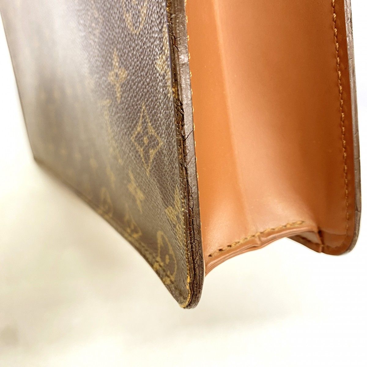 Louis Vuitton Business Bag Monogram Porte Documents Bandouliere Brown 2-Way — view 6