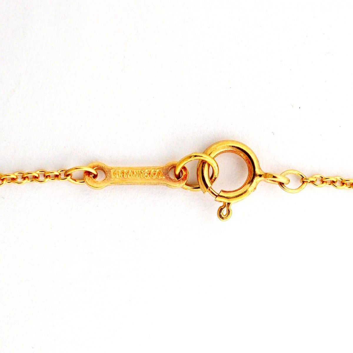 Tiffany & Co Necklace Open Heart 18k Yellow Gold — view 4