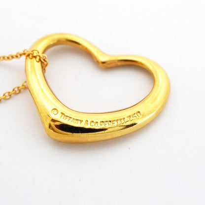 Tiffany & Co Necklace Open Heart 18k Yellow Gold — view 6