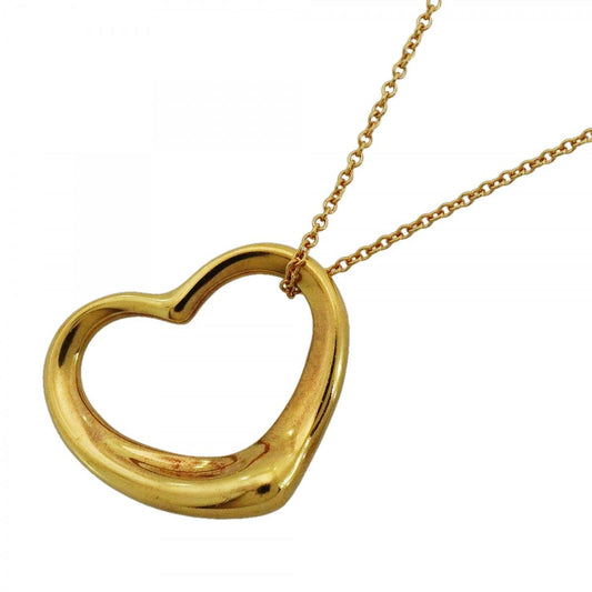 Tiffany & Co Necklace Open Heart 18k Yellow Gold