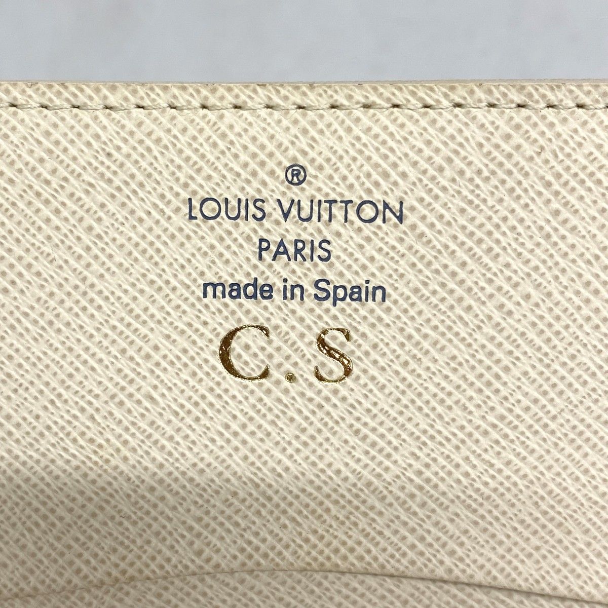 Louis Vuitton Card Case Damier Azur Envelope Business Holder White — view 4