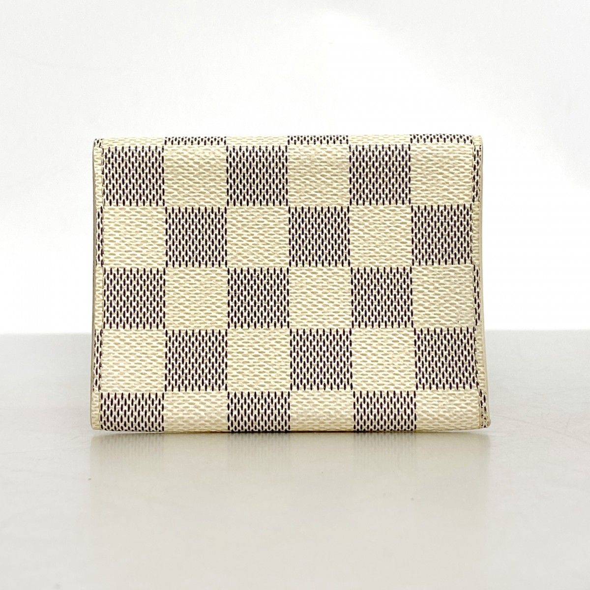 Louis Vuitton Card Case Damier Azur Envelope Business Holder White — view 6