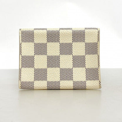 Louis Vuitton Card Case Damier Azur Envelope Business Holder White — view 6
