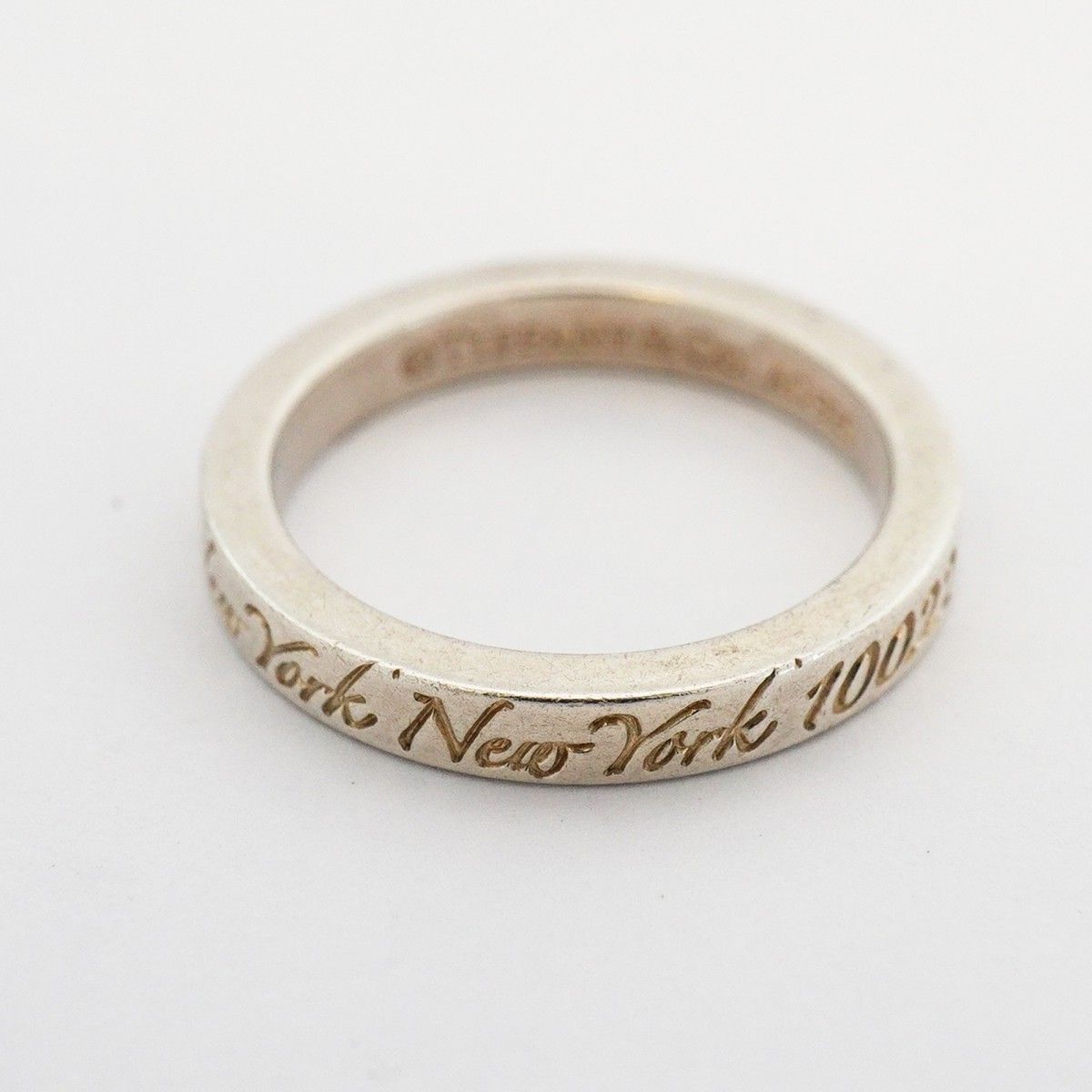 Tiffany & Co Ring Notes Narrow 925 Sterling Silver — view 3