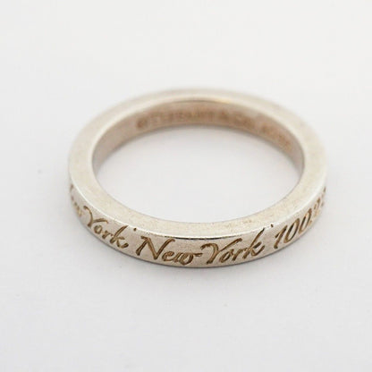 Tiffany & Co Ring Notes Narrow 925 Sterling Silver — view 3