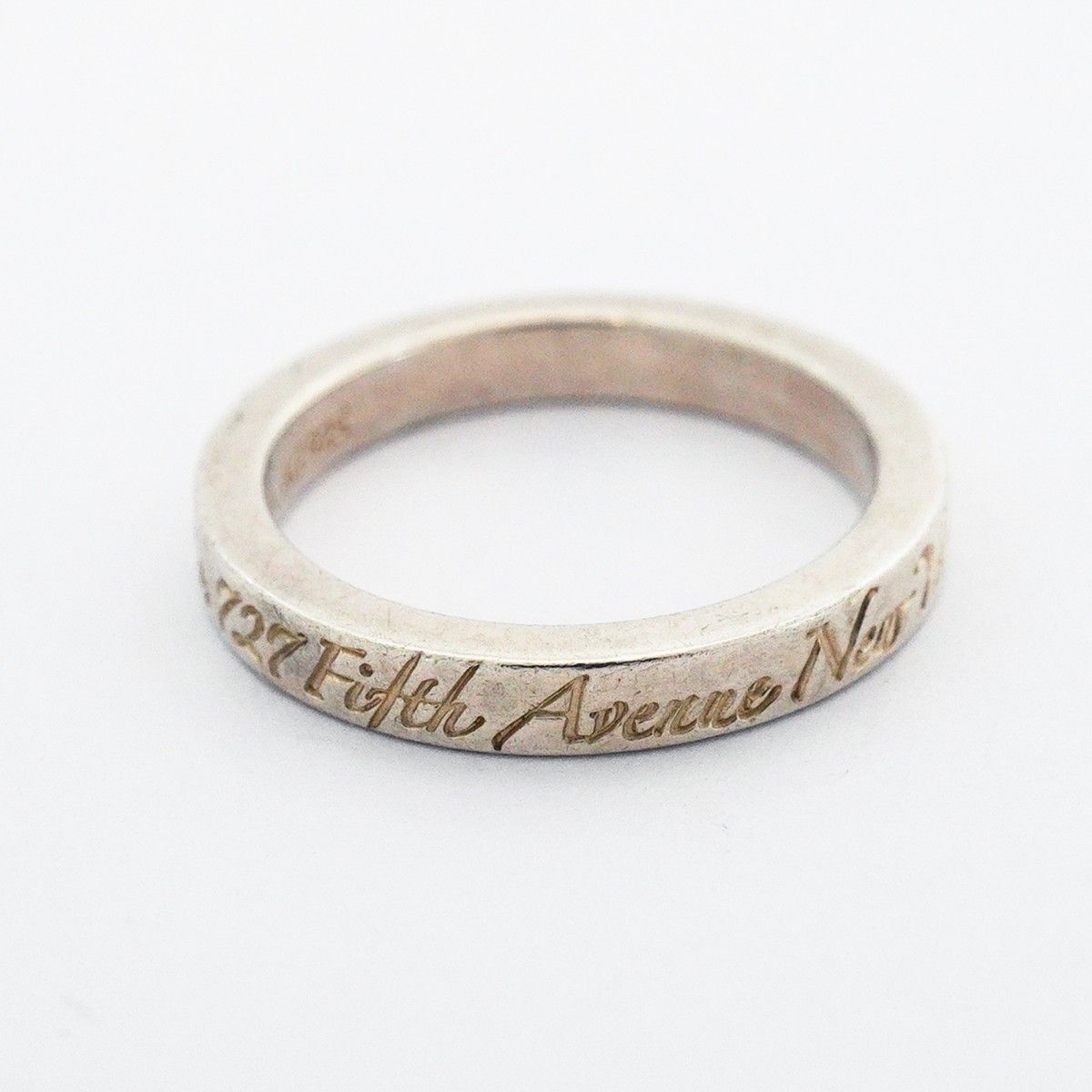 Tiffany & Co Ring Notes Narrow 925 Sterling Silver — view 6