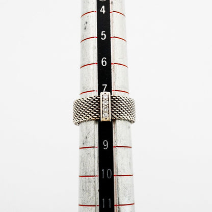 Tiffany & Co Ring Somerset 925 Sterling Silver Diamond — view 5