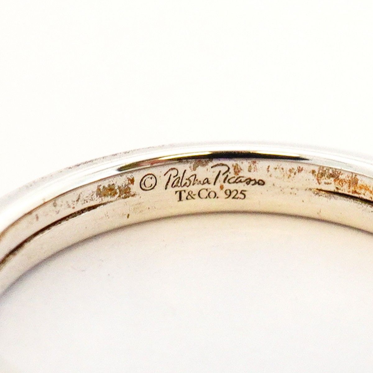 Tiffany & Co Ring Tenderness 925 Sterling Silver Pink Saffiano — view 4