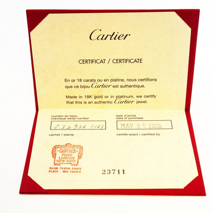 Cartier Bangle Love Bracelet Open 18k White Gold Diamond — view 6