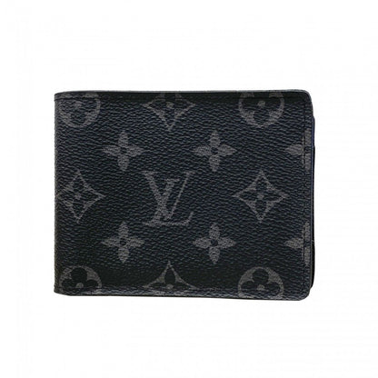 Louis Vuitton Billfold Monogram Eclipse Portefeuille Multiple Black Wallet
