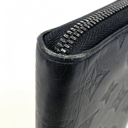 Louis Vuitton Wallet Monogram Shadow Zippy Vertical Black — view 6