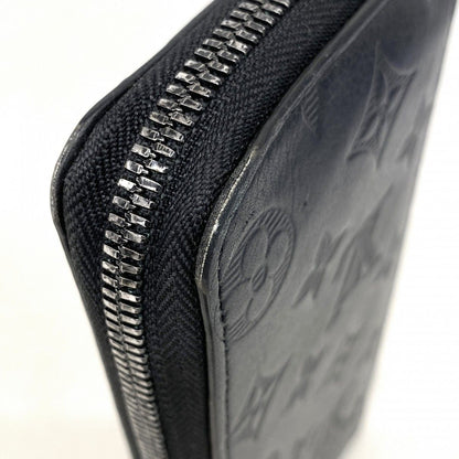 Louis Vuitton Wallet Monogram Shadow Zippy Vertical Black — view 8