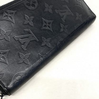 Louis Vuitton Wallet Monogram Shadow Zippy Vertical Black — view 5
