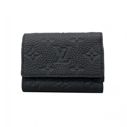 Louis Vuitton Trifold Wallet Monogram Taurillon Portefeuille Pilot Noir