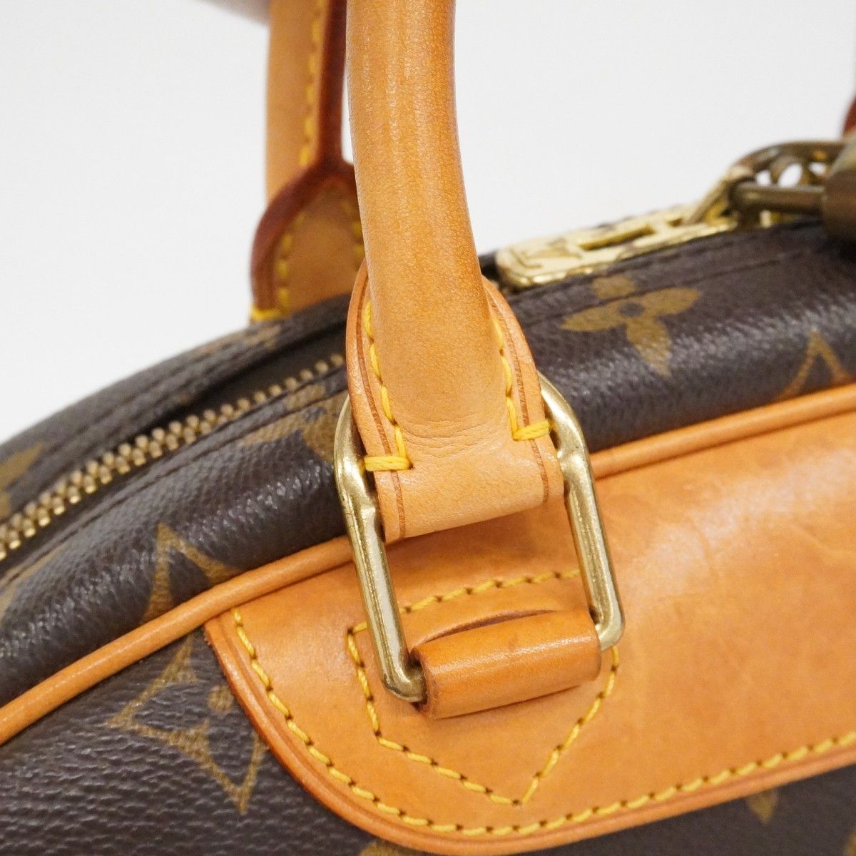 Louis Vuitton Handbag Monogram Trouville Brown — view 8