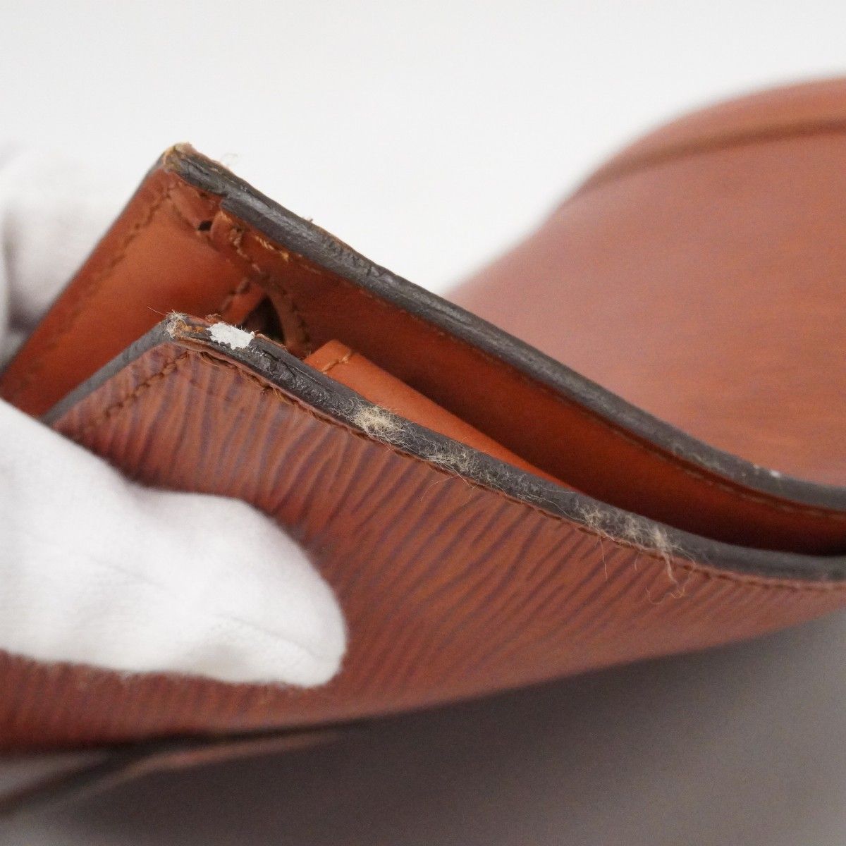 Louis Vuitton Handbag Epi Saint Jacques Kenya Brown — view 7