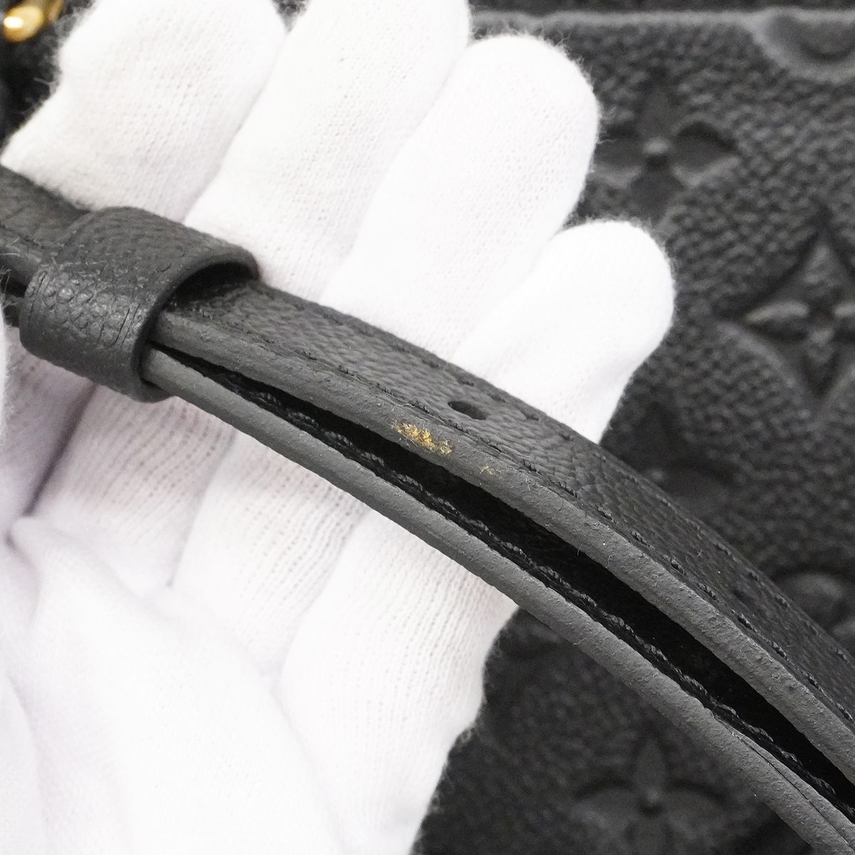 Louis Vuitton Handbag Monogram Empreinte Speedy Bandouliere 25 NM Noir 2-Way — view 8