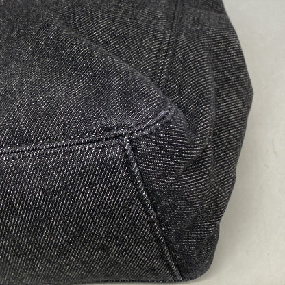 Chanel Tote Denim Brown Black Silver — view 9
