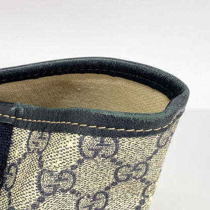 Gucci Tote GG Supreme Navy Beige Silver — view 8