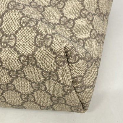 Gucci Tote GG Supreme Brown Silver — view 8