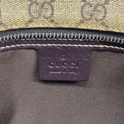 Gucci Tote GG Supreme Brown Silver — view 5