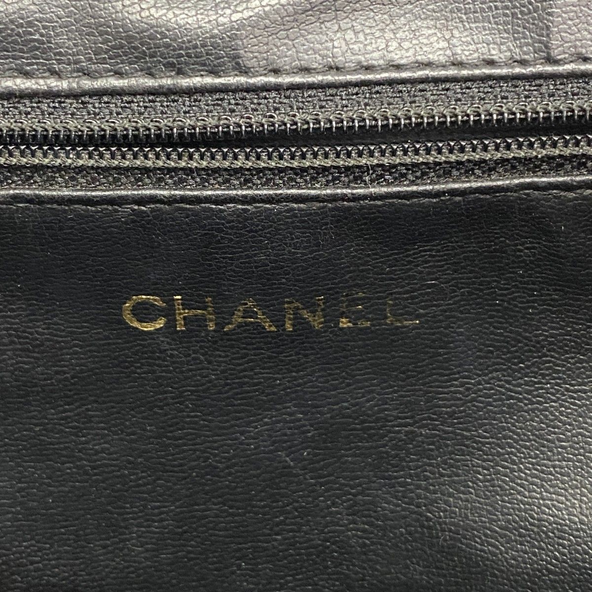 Chanel Backpack Quilted Lambskin Black Gold — view 5