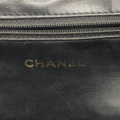 Chanel Backpack Quilted Lambskin Black Gold — view 5