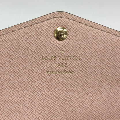 Louis Vuitton Wallet Damier Portefeuille Sarah Ebene Rosevalerine — view 4
