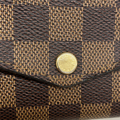Louis Vuitton Wallet Damier Portefeuille Sarah Ebene Rosevalerine — view 8