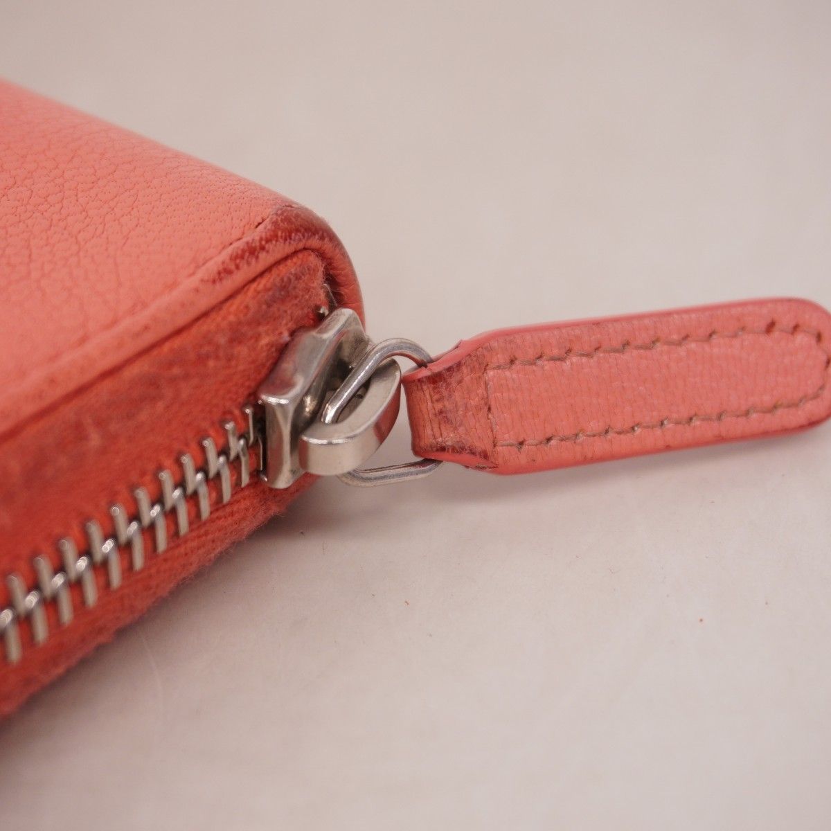 Chanel Wallet Leather Pink Silver — view 9