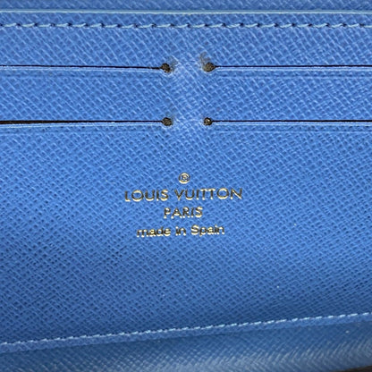 Louis Vuitton Wallet Monogram Portefeuille Clemence Blue Rosevalerine Flower — view 4