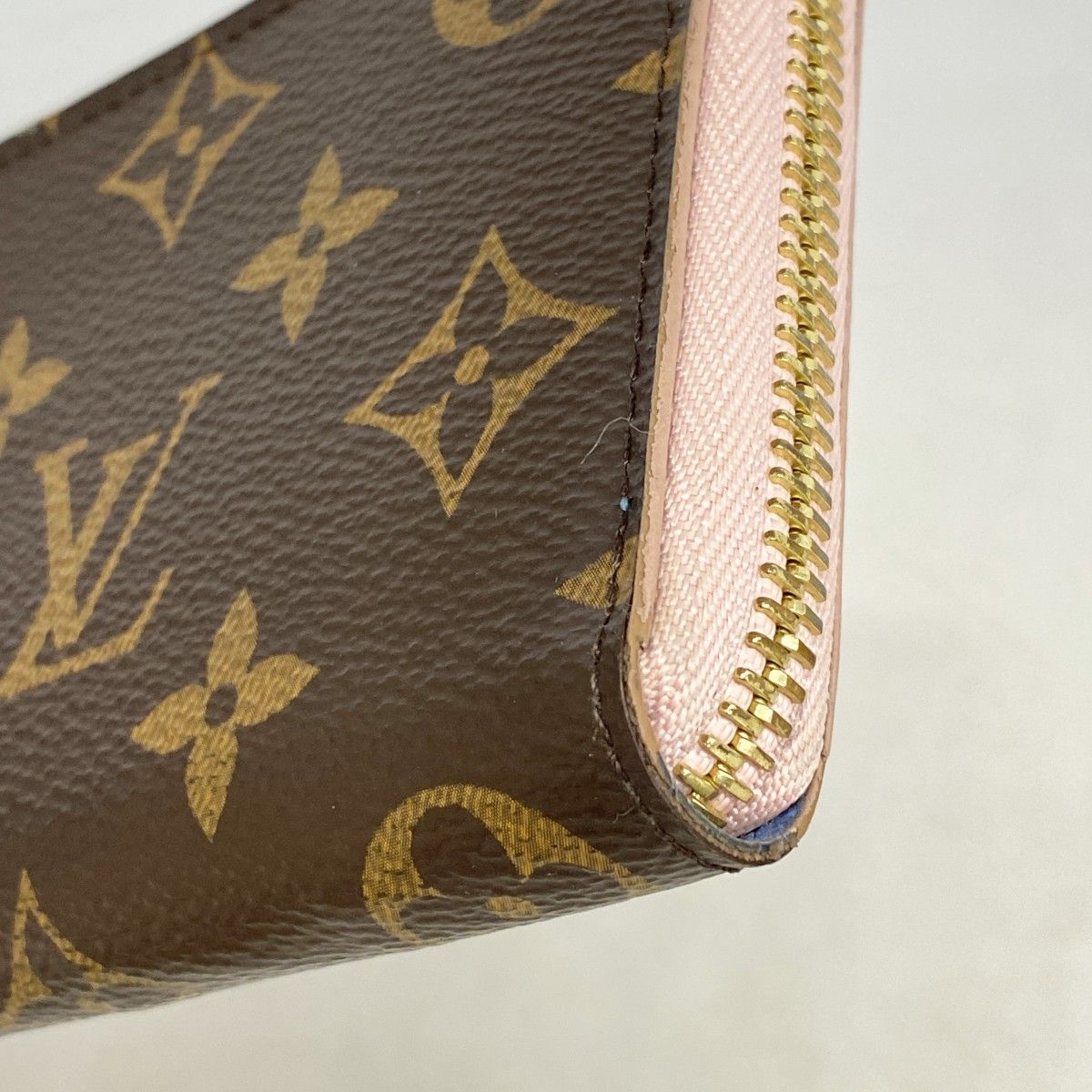 Louis Vuitton Wallet Monogram Portefeuille Clemence Blue Rosevalerine Flower — view 6