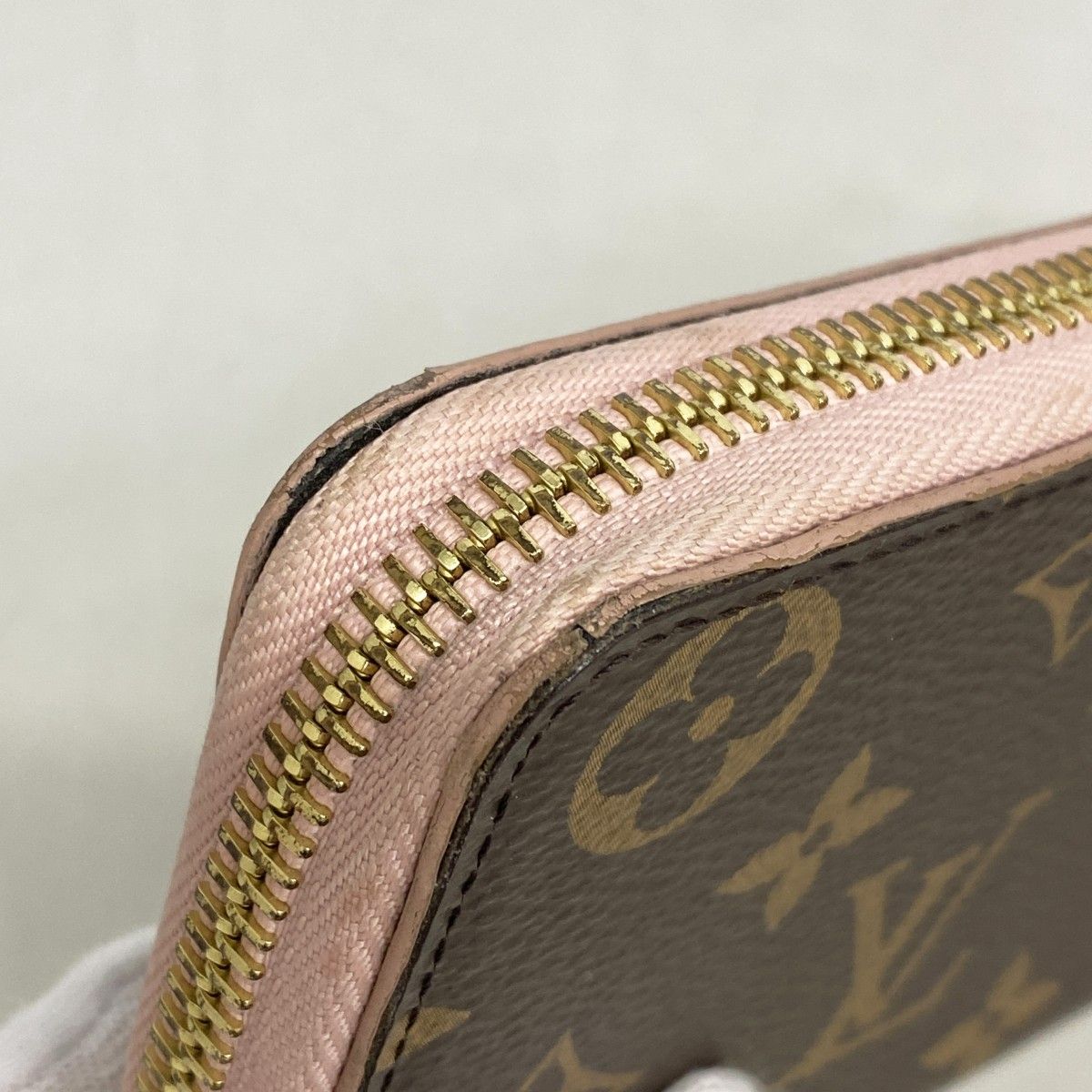 Louis Vuitton Wallet Monogram Portefeuille Clemence Blue Rosevalerine Flower — view 5