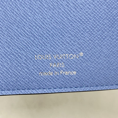 Louis Vuitton Wallet Monogram Taiga Portefeuille Multiple Sky Blue — view 4