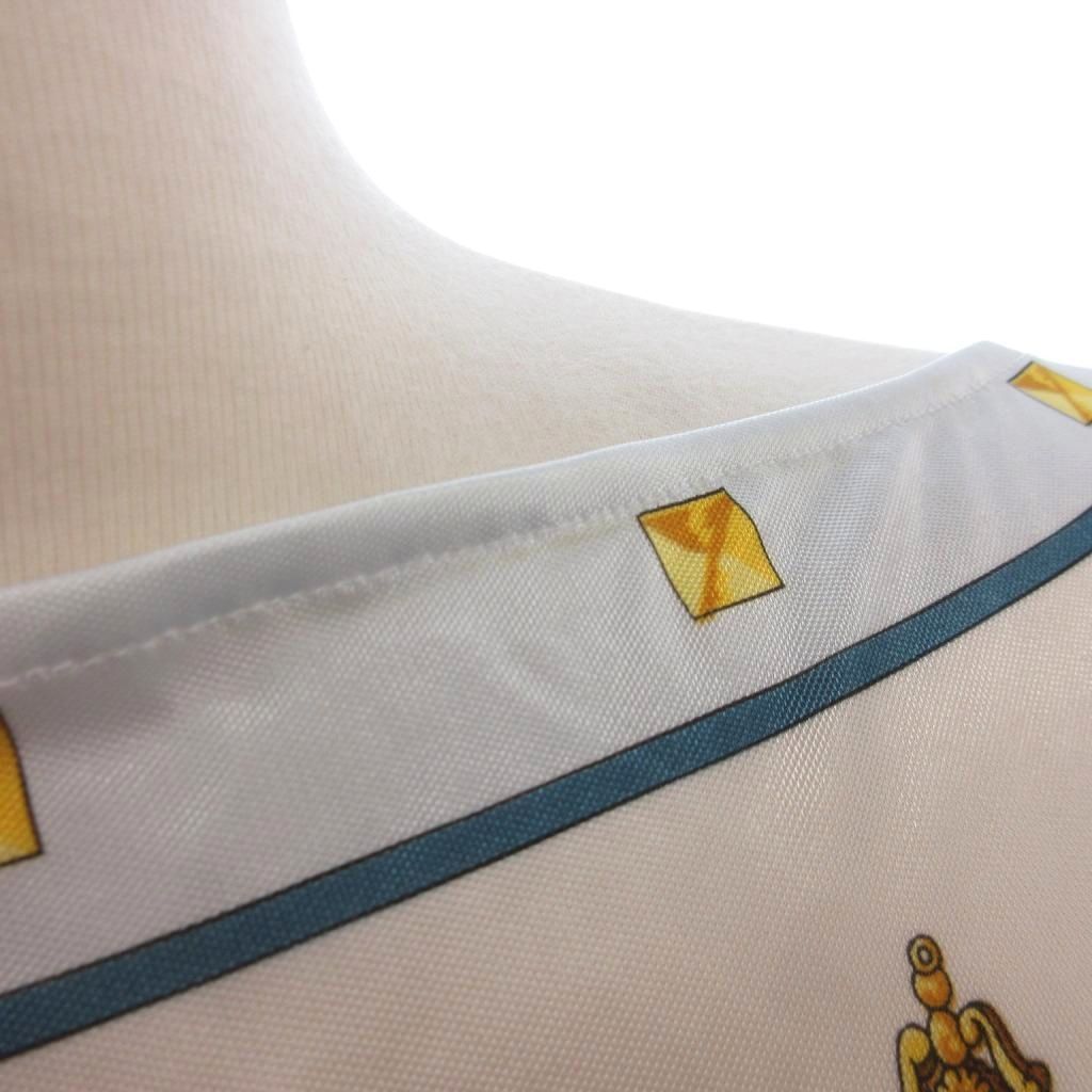 Hermes Martin Margiela Era Top Long Sleeve Allover Key Pattern White 36 — view 6