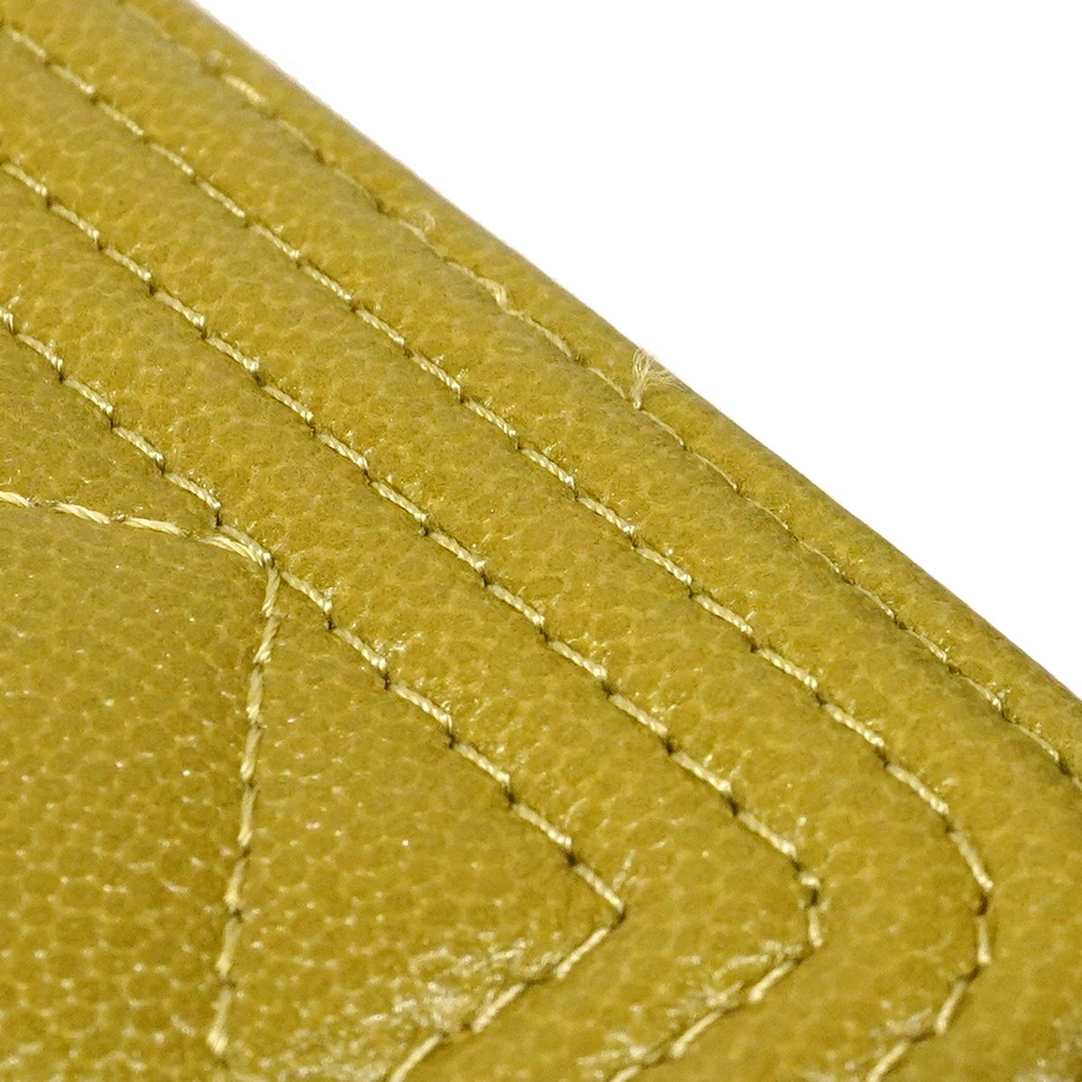 Chanel Shoulder Wallet Boy Caviar Leather Khaki Gold — view 7
