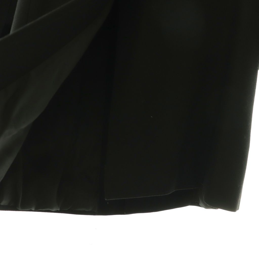 Bottega Veneta Velour Contrast Double Wool Coat Long Fully Lined 44 Black DO — view 6