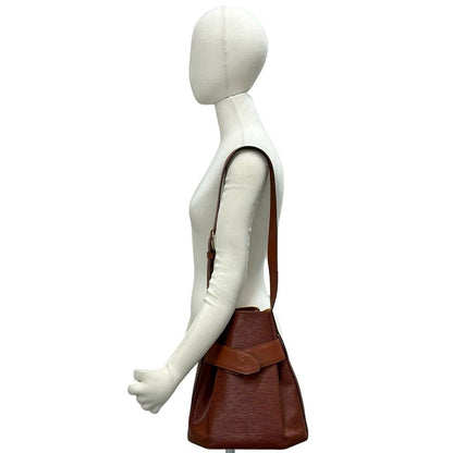 Louis Vuitton Vintage Sac Deport PM Epi Leather Shoulder Bag Kenya Brown — view 2