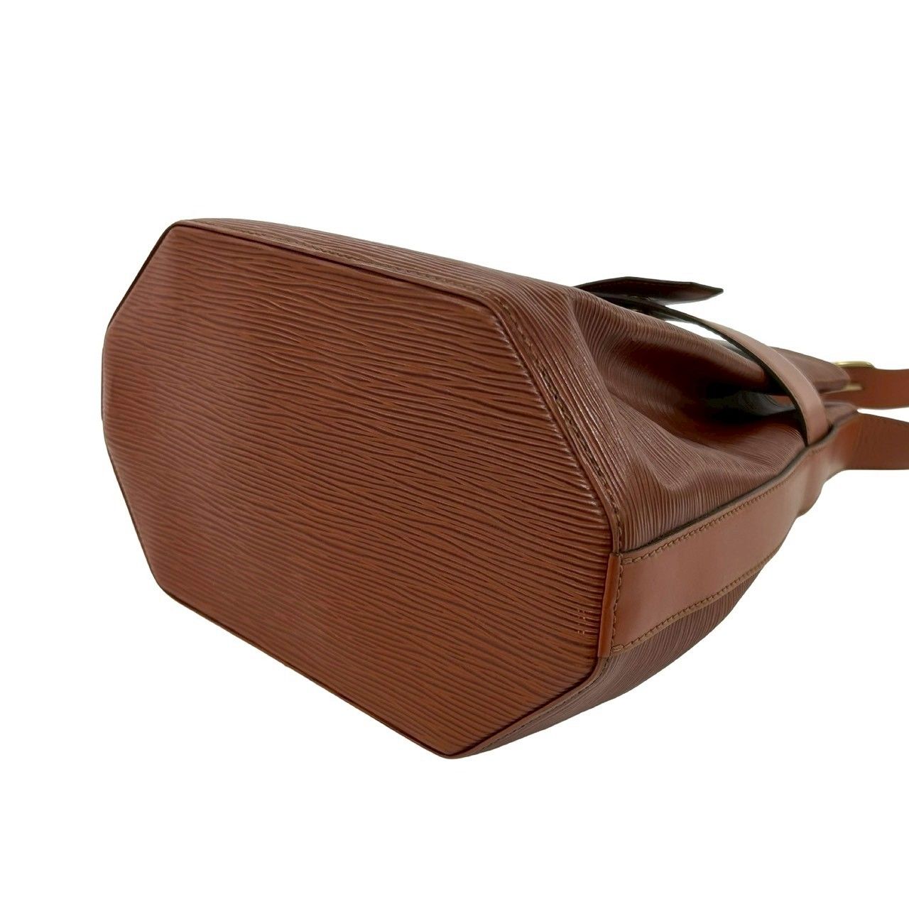 Louis Vuitton Vintage Sac Deport PM Epi Leather Shoulder Bag Kenya Brown — view 8