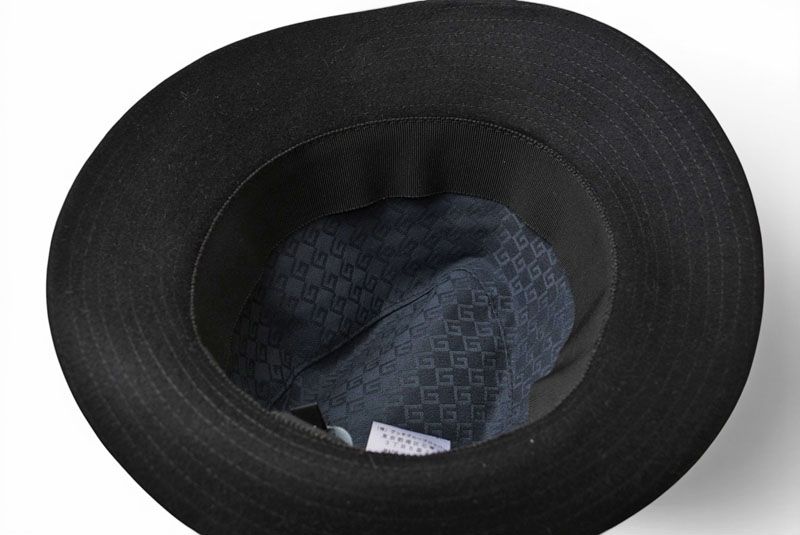 Gucci Hat Bucket Hat Rabbit Black L 59 cm — view 8