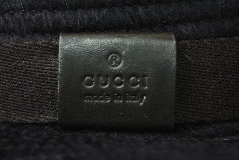 Gucci Hat Bucket Hat Rabbit Black L 59 cm — view 5
