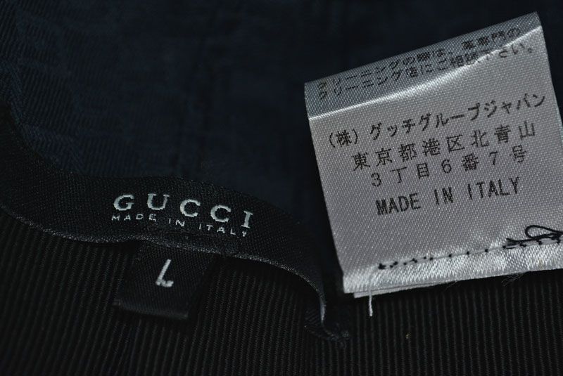 Gucci Hat Bucket Hat Rabbit Black L 59 cm — view 6