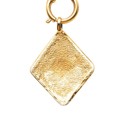 Chanel CC Logo Chain Pendant Diamond Gold Plated — view 2