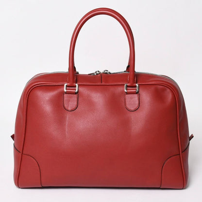 Loewe Amazona Handbag Red Leather Silver — view 2
