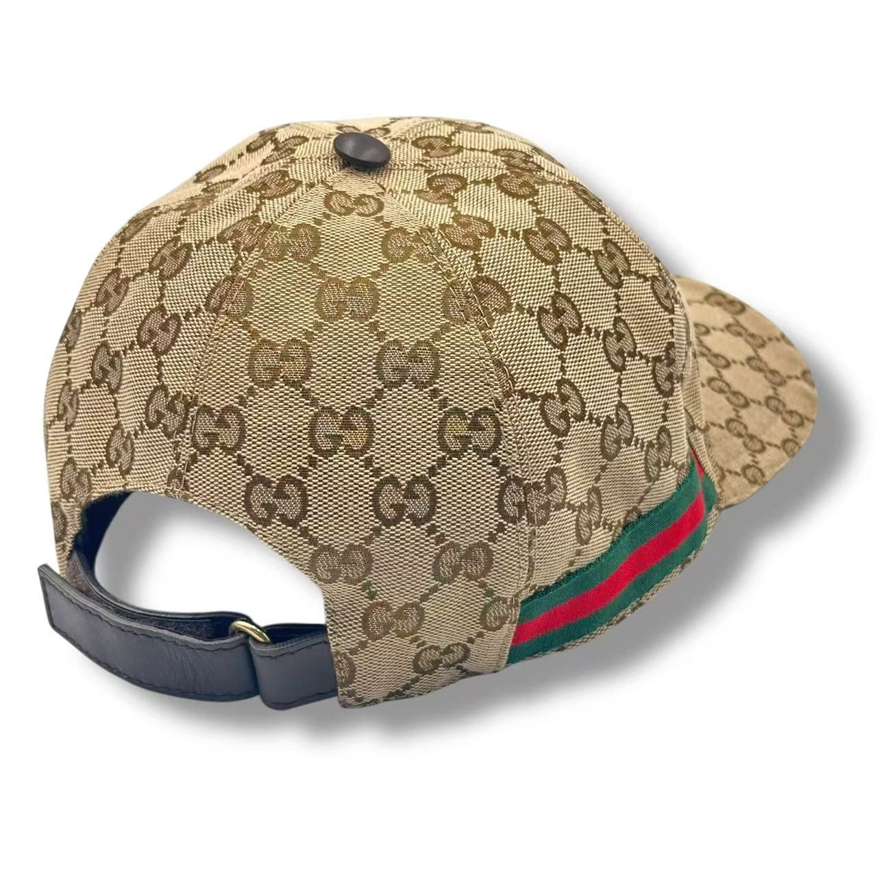Gucci Hat Baseball Cap GG Canvas Brown — view 4