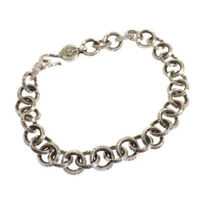Chrome Hearts Single B Ring Bracelet 925 Sterling Silver