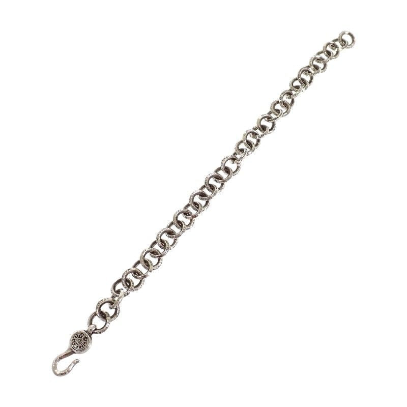 Chrome Hearts Single B Ring Bracelet 925 Sterling Silver — view 4