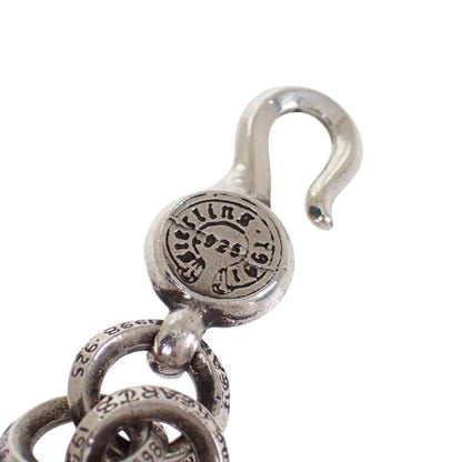 Chrome Hearts Single B Ring Bracelet 925 Sterling Silver — view 6
