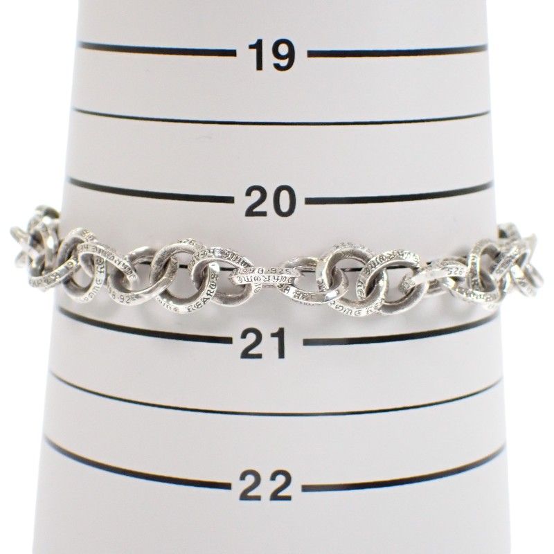 Chrome Hearts Single B Ring Bracelet 925 Sterling Silver — view 8
